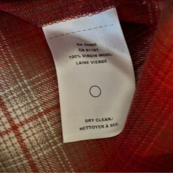 Pendleton Women’s Red Plaid Multicolor Short Sleeve Button Down Shirt Sz M - Picture 7 of 7